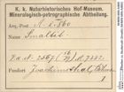 Etiketten zu Skutterudit (Smaltit) (NHMW-MIN-Ai860)